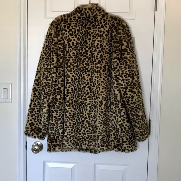 NWT Boden “Boxgrove” Faux Fur Leopard Print Coat, 16 - Picture 7 of 12